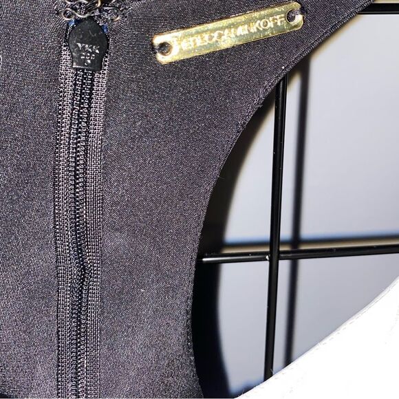 Rebecca Minkoff Colorblock racerback satin dress - Picture 6 of 10